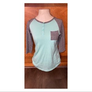 Zine Baseball Style Tee shirt